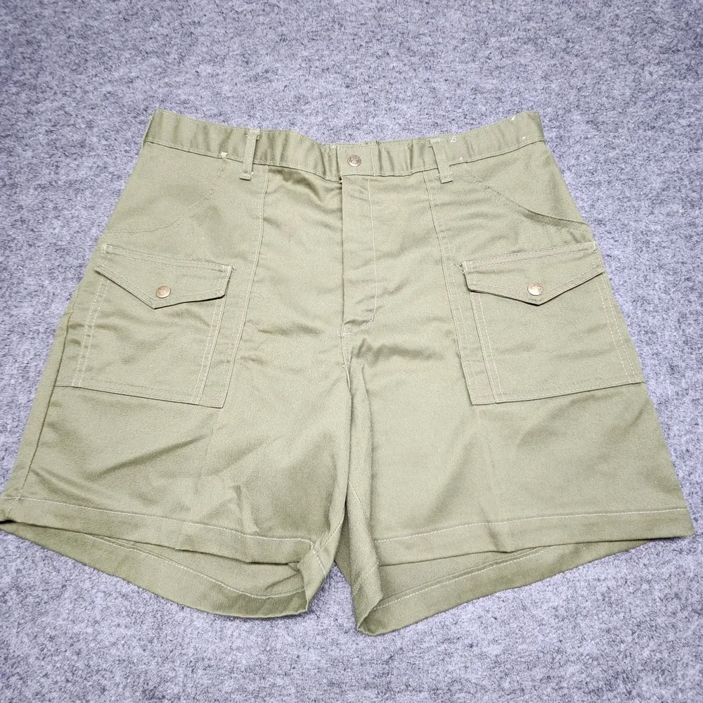 Boy Scouts of America BSA Green Official Uniform Cargo Shorts Mens 38 Scouting